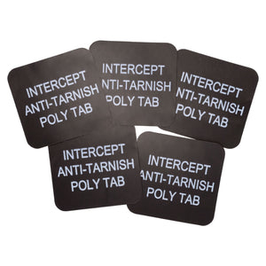 Anti Tarnish Static Intercept® Non-Abrasive 1"x1" Tabs PRINTED